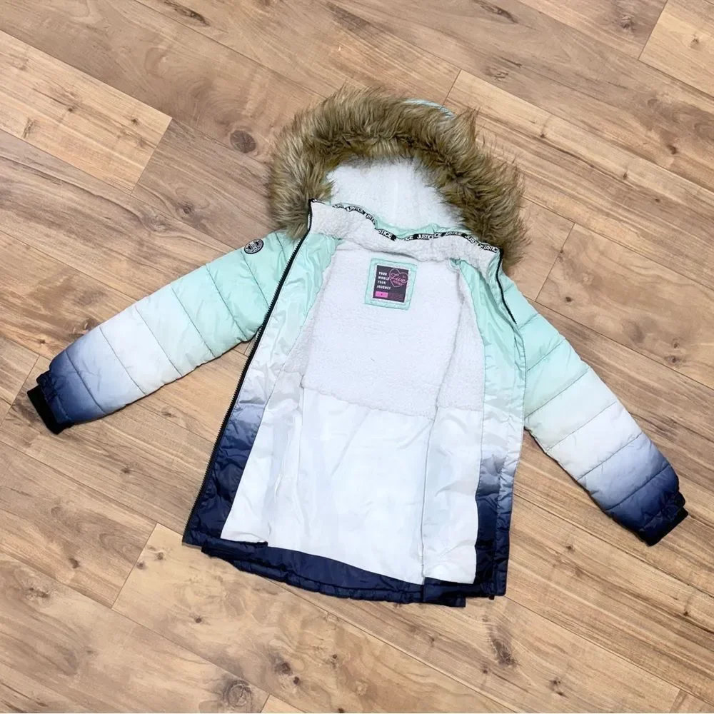 Justice Kids Puffer Jacket Size 8